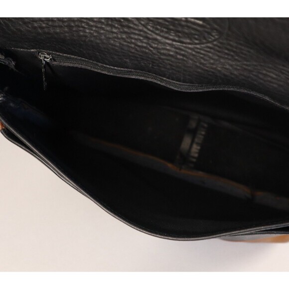 Frank Clegg Handcrafted Smooth Leather Flap Crossbody Shoulder Handbag Purse - Picture 16 of 16